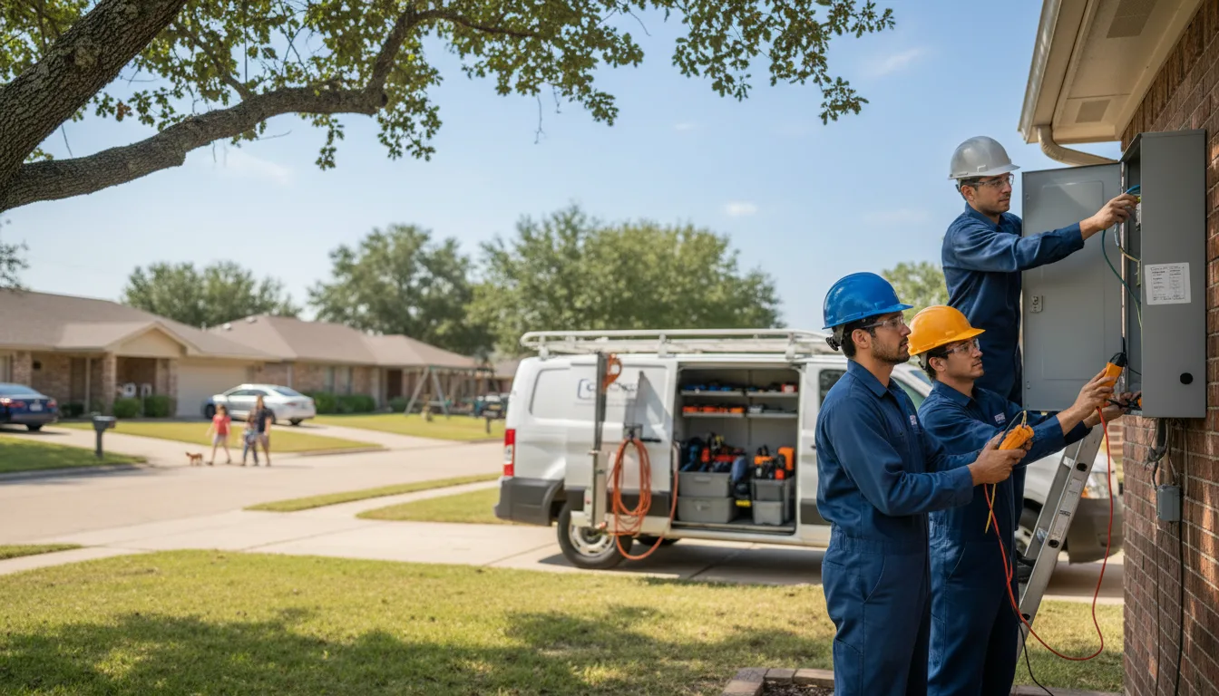 Certified electrician providing emergency electrical services in Aleppo, PA